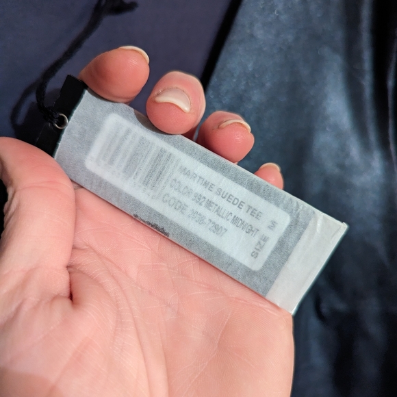 AS by DF Blue Suede Shirt - Picture 5 of 5